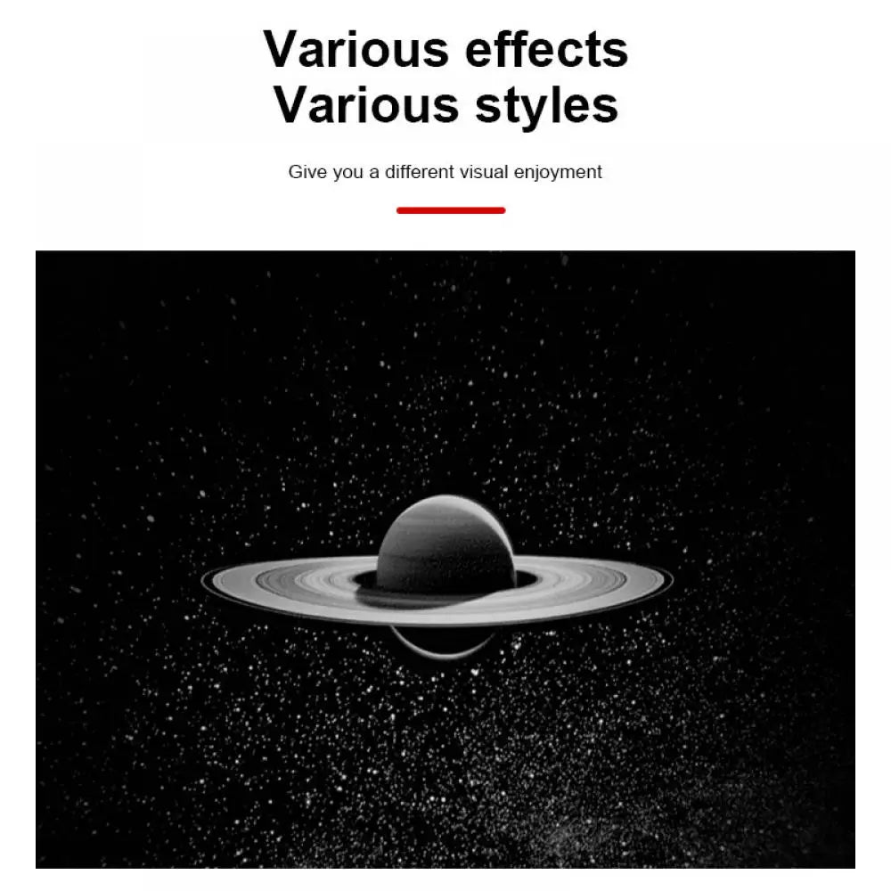 USB Car Atmosphere Projector Light Car Interior Ambient Light LED Starry Star Light Party Decor Romantic Saturn Galaxy Light